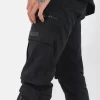 SIXTH JUNE TACTICAL CARGO PANTS BLACK/CREAM - Imagen 5