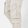 SIXTH JUNE TACTICAL CARGO PANTS BLACK/CREAM - Imagen 2