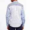 EIGHT X DOUBLE STRIPED COTTON BUTTON DOWN SHIRT - Imagen 3