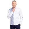 EIGHT X QUARTER STRIPED COTTON BUTTON DOWN SHIRT - Imagen 2