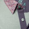 EIGHT X SAGE GREEN POLO SHIRT WITH COLORFUL COLLAR - Imagen 3