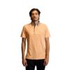 EIGHT X ORANGE POLO SHIRT WITH CHECKERED COLLAR