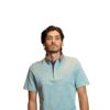 EIGHT X SAGE GREEN POLO SHIRT WITH COLORFUL COLLAR