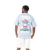 SIXTH JUNE HAPPY SOCIETY PRINTED T-SHIRT LIGHT BLUE/BEIGE - Imagen 2