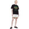 CASABLANCA PLAYFUL EAGLE T-SHIRT BLACK - Imagen 2