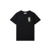 CASABLANCA LE JEU COLORE T-SHIRT WHITE/BLACK - Imagen 3