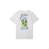 CASABLANCA LE JEU COLORE T-SHIRT WHITE/BLACK - Imagen 2