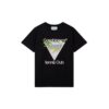 CASABLANCA TENNIS CLUB ICON T-SHIRT BLACK