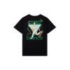CASABLANCA LE JEU T-SHIRT WHITE/BLACK - Imagen 4