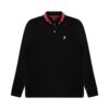 JAMESBARK LS POLO BLACK STRIPED - Imagen 3