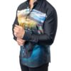 MACEOO SHIRT FIBONACCI SKULLISLAND BLACK - Imagen 2