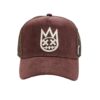 CULT OF INDIVIDUALITY SHIMUCHAN LOGO MESH BACK TRUCKER CAP BROWN