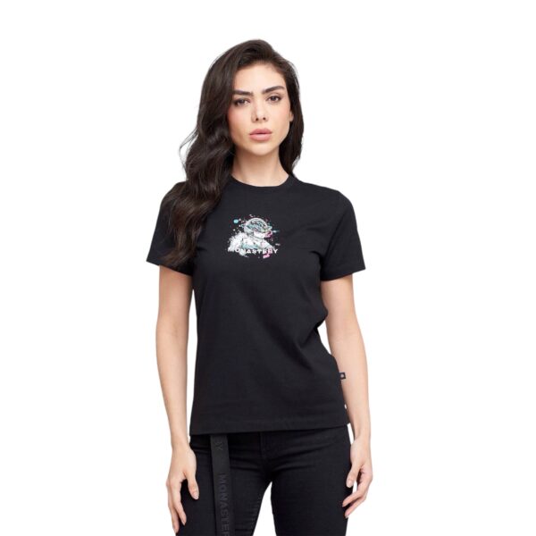 MONASTERY AMY BLACK TSHIRT WOMEN - Image 2