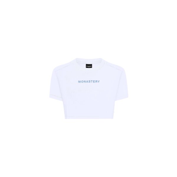 MONASTERY VETTEL WHITE/FADED CROP TOP WOMEN