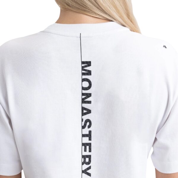 MONASTERY ANDRETTI WHITE/ROSE CROP TOP WOMEN - Image 3