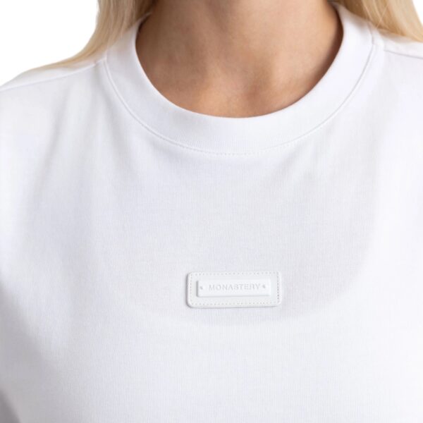 MONASTERY ANDRETTI WHITE/ROSE CROP TOP WOMEN - Image 4