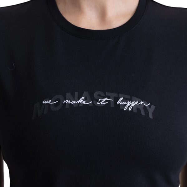 MONASTERY GINEBRA WHITE/BLACK TSHIRT WOMEN - Image 4