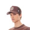 CULT OF INDIVIDUALITY SHIMUCHAN LOGO MESH BACK TRUCKER CAP BROWN - Imagen 3