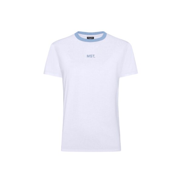 MONASTERY KOENI WHITE/BLUE TSHIRT WOMEN