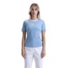 MONASTERY KOENI WHITE/BLUE TSHIRT WOMEN - Imagen 5
