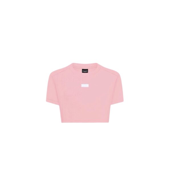 MONASTERY ANDRETTI WHITE/ROSE CROP TOP WOMEN - Image 5