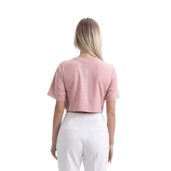 MONASTERY ANDRETTI WHITE/ROSE CROP TOP WOMEN - Image 7