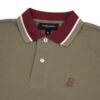JAMES BARK CONTRAST NECK LINES DETAIL POLO SHIRT GREIGE - Imagen 2