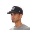 CULT OF INDIVIDUALITY CLEAN LOGO MESH BACK TRUCKER CURVED VISOR IN BLACK - Imagen 2