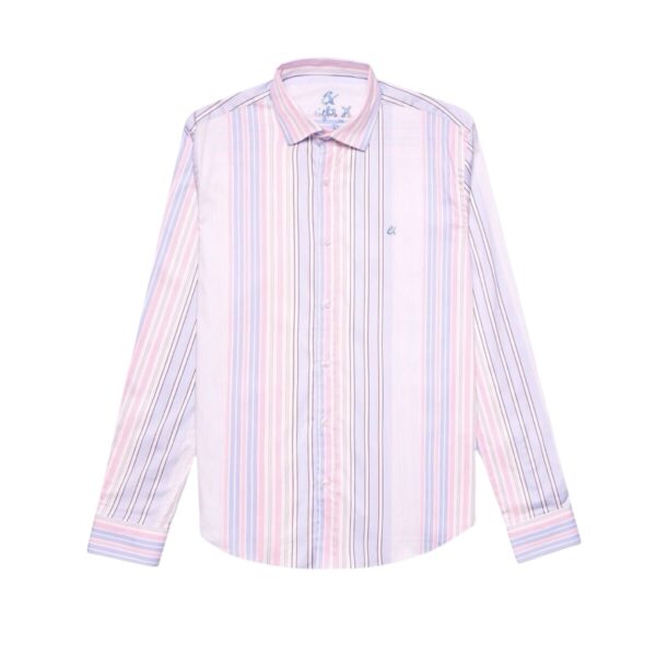 EIGHT X DAD’S STRIPED BUTTON DOWN SHIRT