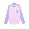 EIGHT X PINK + BLUE STRIPED BUTTON DOWN SHIRT