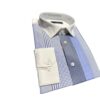 EIGHT X SHIRTS WHITE BLUE SQUARE - Imagen 3