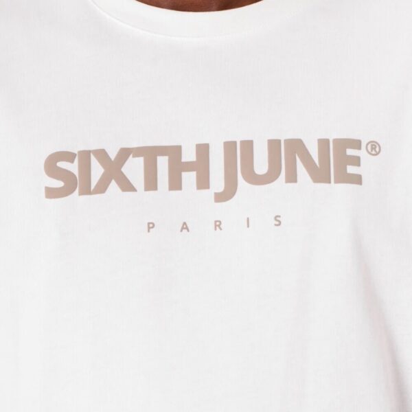 SIXTH JUNE TSHIRT PUFF PRINT SAND - Image 2