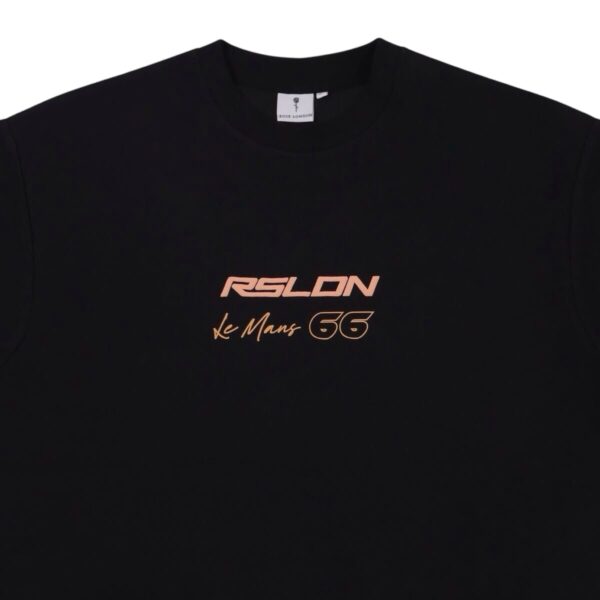 ROSE LONDON LE MANS RACE TSHIRT BLACK - Image 2