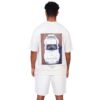 ROSE LONDON PORSCHE CLUB TSHIRT OFF WHITE/BLACK - Imagen 3