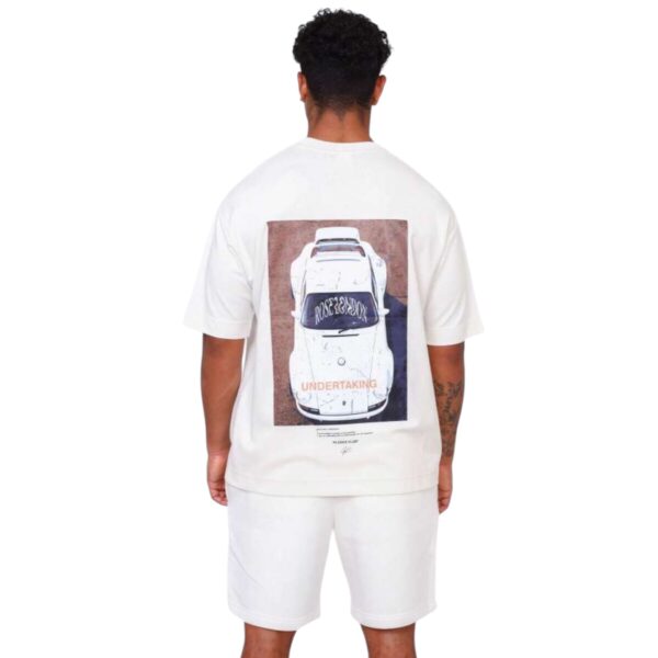 ROSE LONDON PORSCHE CLUB TSHIRT OFF WHITE/BLACK - Image 3