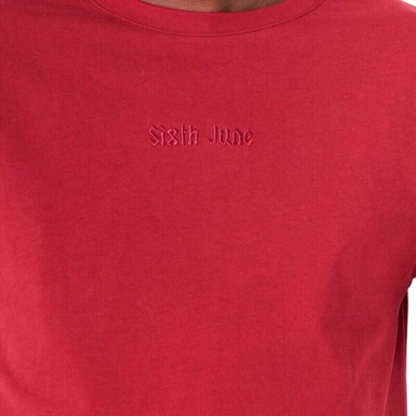 SIXTH JUNE FEAR BACK TSHIRT RED - Image 2