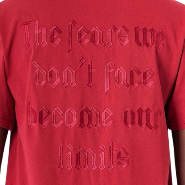 SIXTH JUNE FEAR BACK TSHIRT RED - Image 3