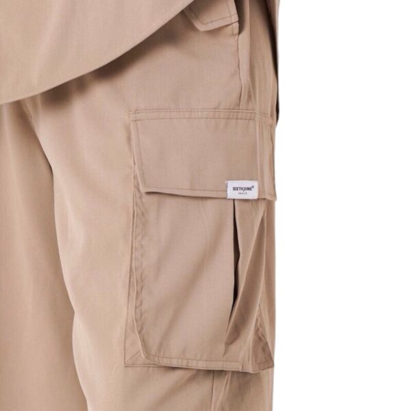 SIXTH JUNE CARGO PANTS POCKET BEIGE - Image 2