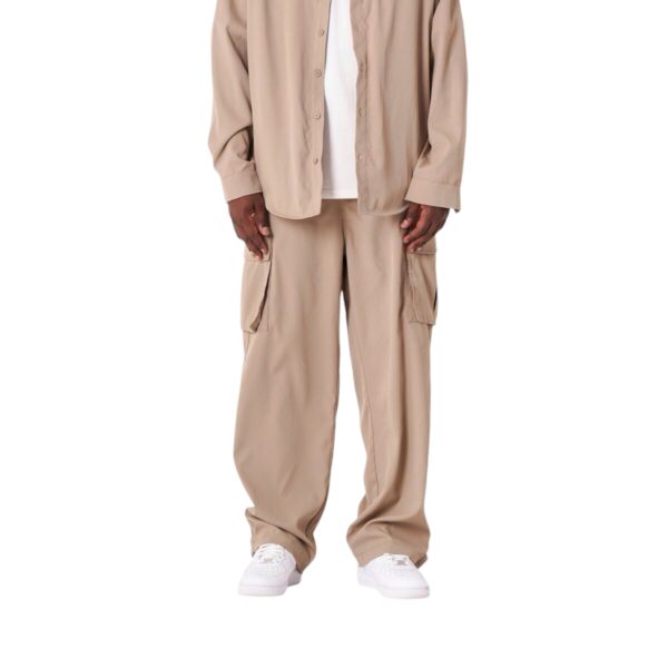 SIXTH JUNE CARGO PANTS POCKET BEIGE