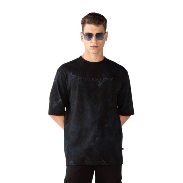 MONASTERY LEANDRO TSHIRT OVERSIZED BLACK/MINERAL GRAY - Image 4