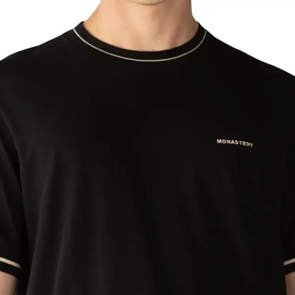 MONASTERY WINEHILL T-SHIRT MEN BLACK - Imagen 2