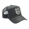 CULT INDIVIDUALITY SHIMUCHAN LOGO MESH BACK TRUCKER HAT IN VINTAGE CHARCOAL - Imagen 2