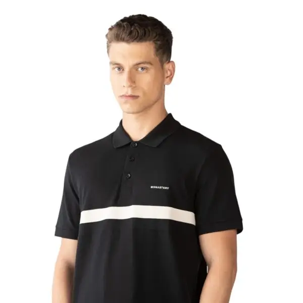 MONASTERY STRYGAN POLO MEN WHITE - Imagen 6