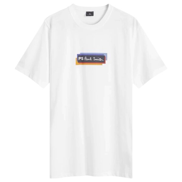 PAUL SMITH PS TSHIRT WHITE/BLACK/NAVY - Image 3