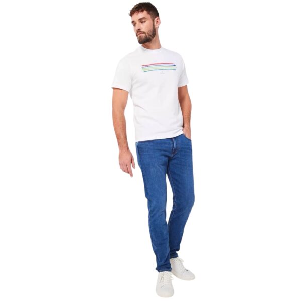 PAUL SMITH SS TSHIRT WHITE/BLACK - Image 2