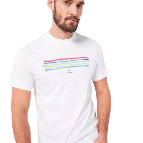 PAUL SMITH SS TSHIRT WHITE/BLACK