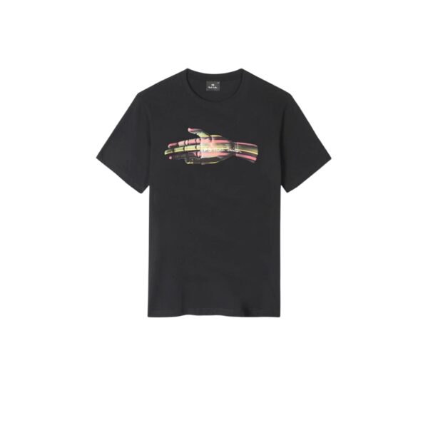 PAUL SMITH HAND TSHIRT WHITE/BLACK - Image 4