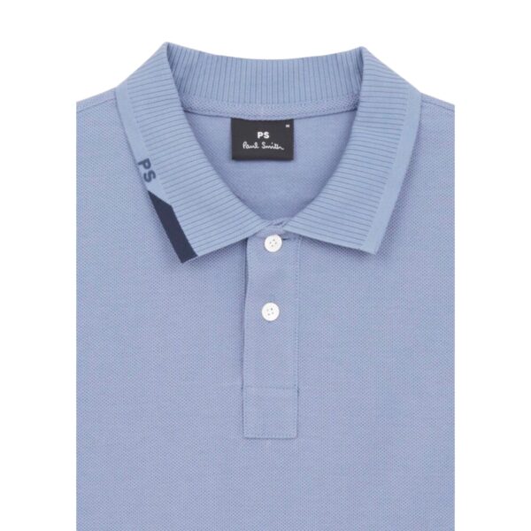 PAUL SMITH PS POLO SHIRT BLUE/BLACK