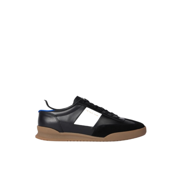 PAUL SMITH BLACK AND WHITE DOVER PANEL SNEAKERS - Imagen 2
