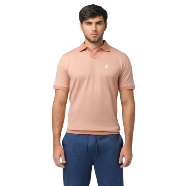 JAMES BARK Men's Lux Riviera Polo Shirt - Imagen 2